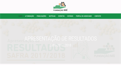 Desktop Screenshot of fundacaoms.org.br